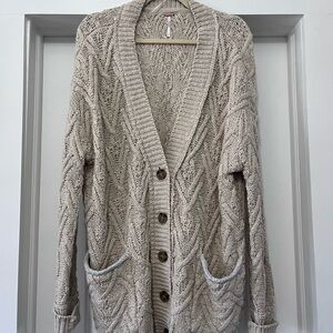 Free People Long Cardigan